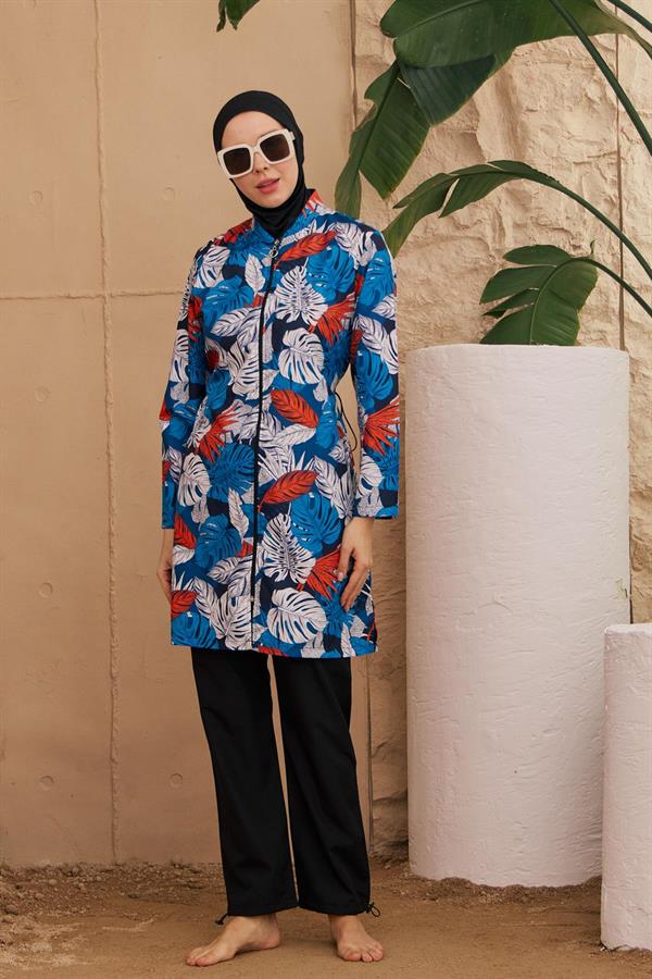 Tesettür Mayo Paraşüt Mavi Kai