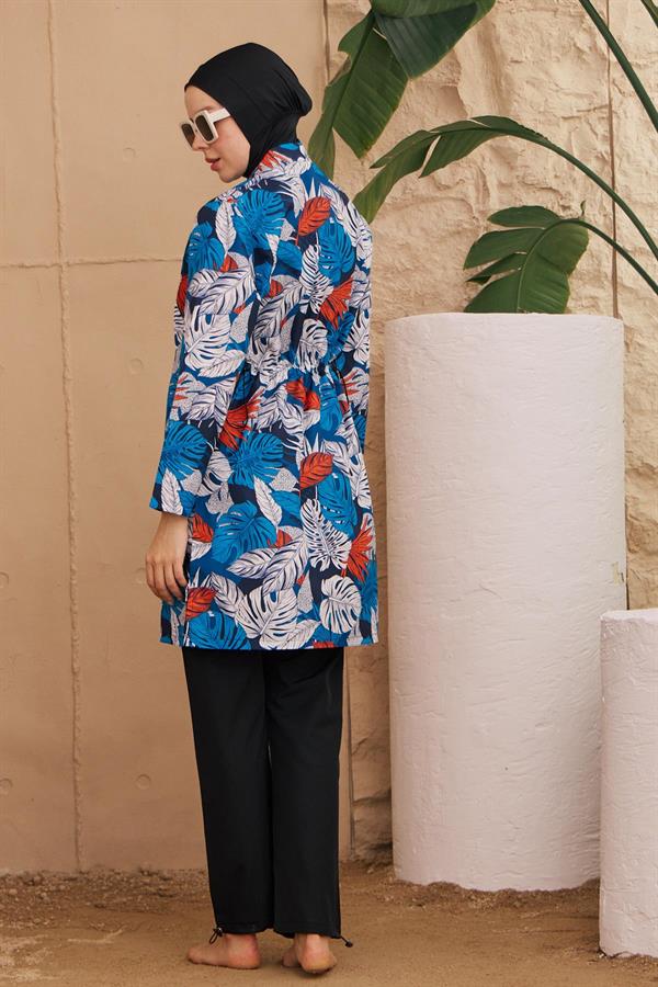 Tesettür Mayo Paraşüt Mavi Kai